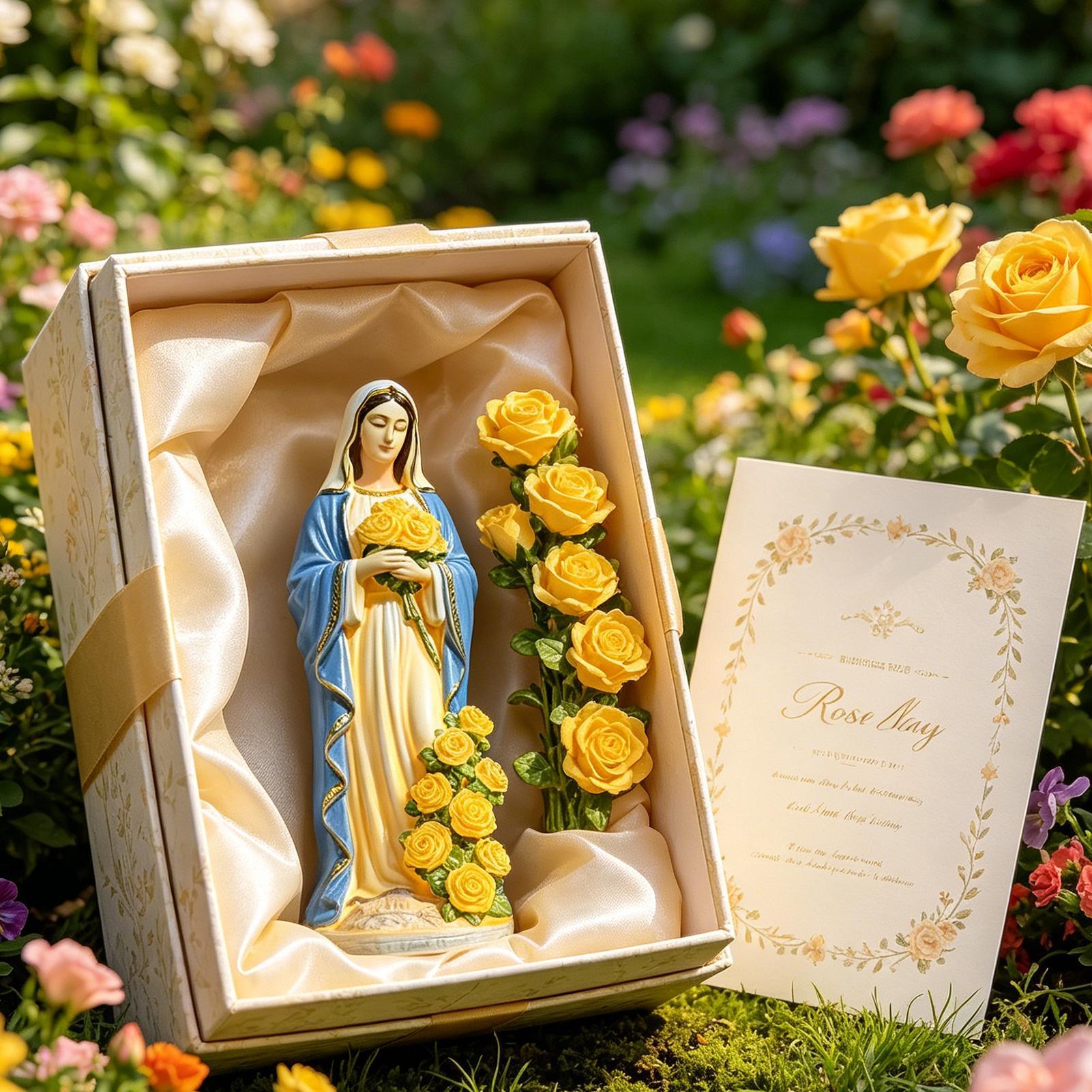 Garden Lighting Decor - Virgin Mary Solar Statue Garden Decor