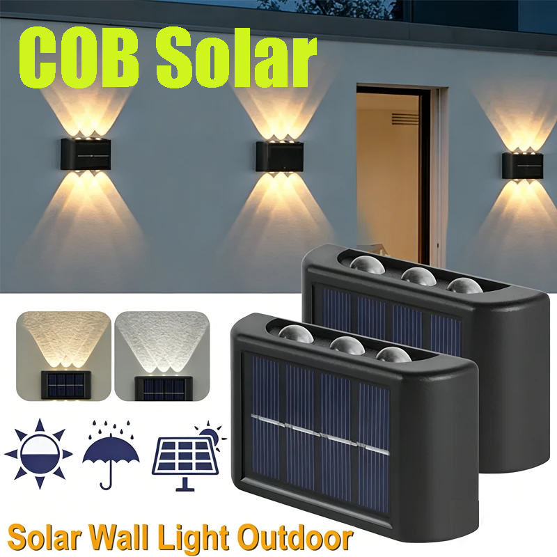 Lighting Decoration Outdoor - COB Solar Wall Lamp Outdoor Waterproof