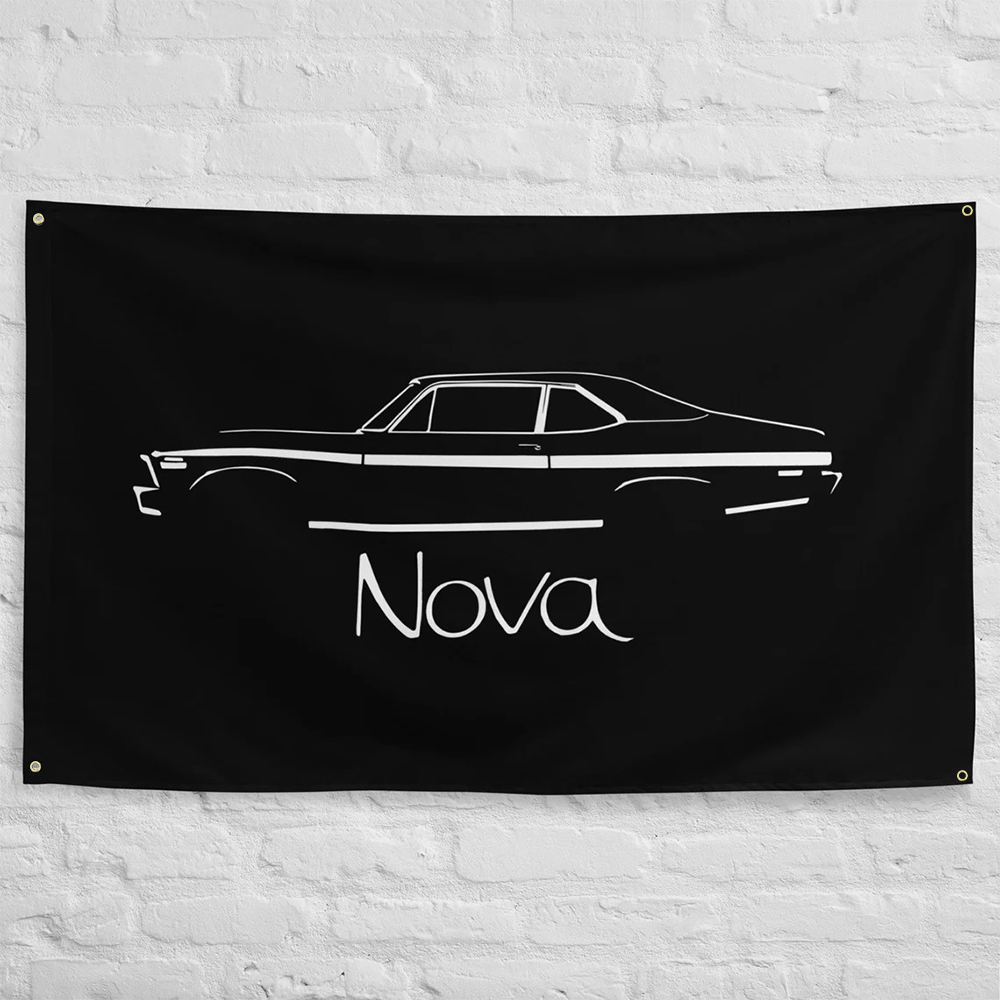 Nova Decor & Lighting Julestjerne - 1972 Nova Black Silhouette American Muscle