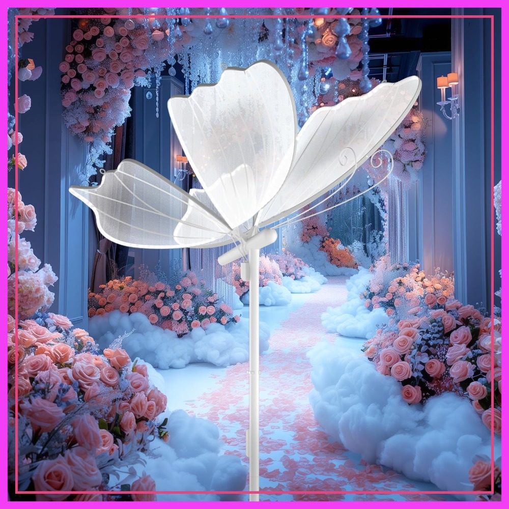 Decor Lighting Floor Lamps - 6000K LED Butterfly Floor Lamp -