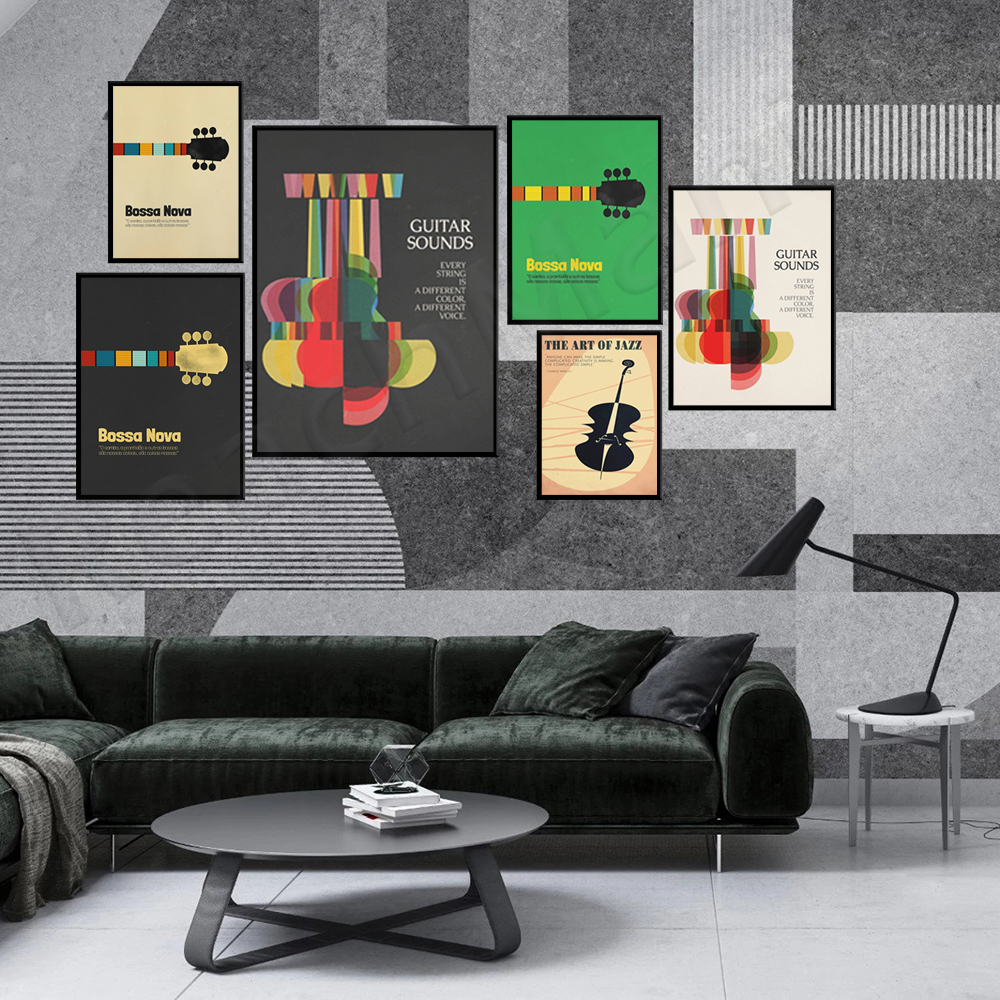 Nova Decor & Lighting Julestjerne - Bossa Nova Poster, Jazz Print, Brazil