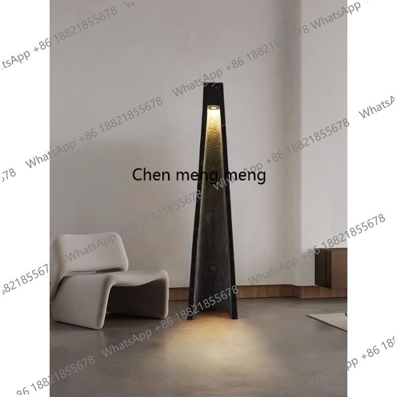 Decor Lighting Floor Lamps - Imitation marble hotel decorative floor lamp
