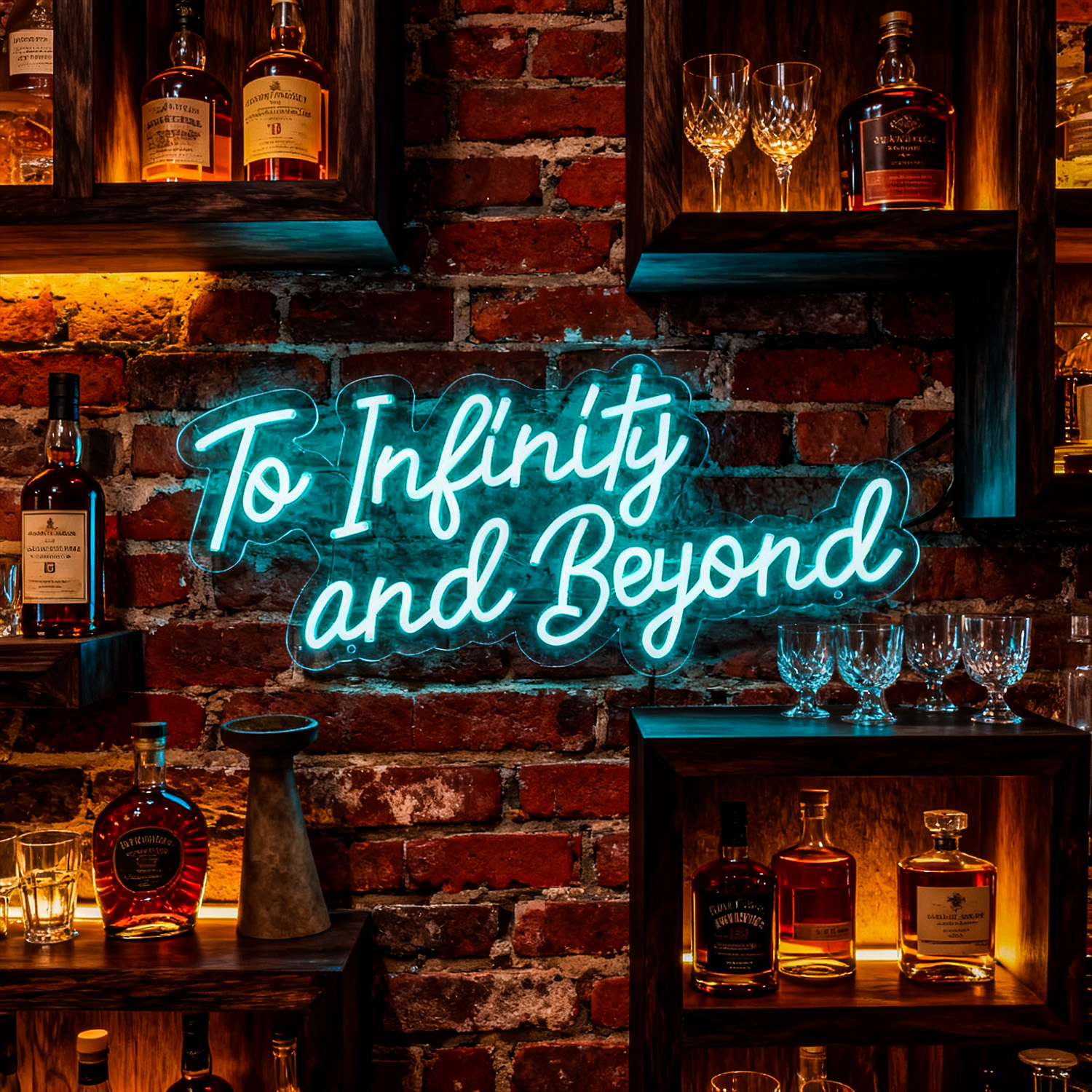 Neon Sign to Infinity And beyo - Lighting Decor And Beyond 评论和价格