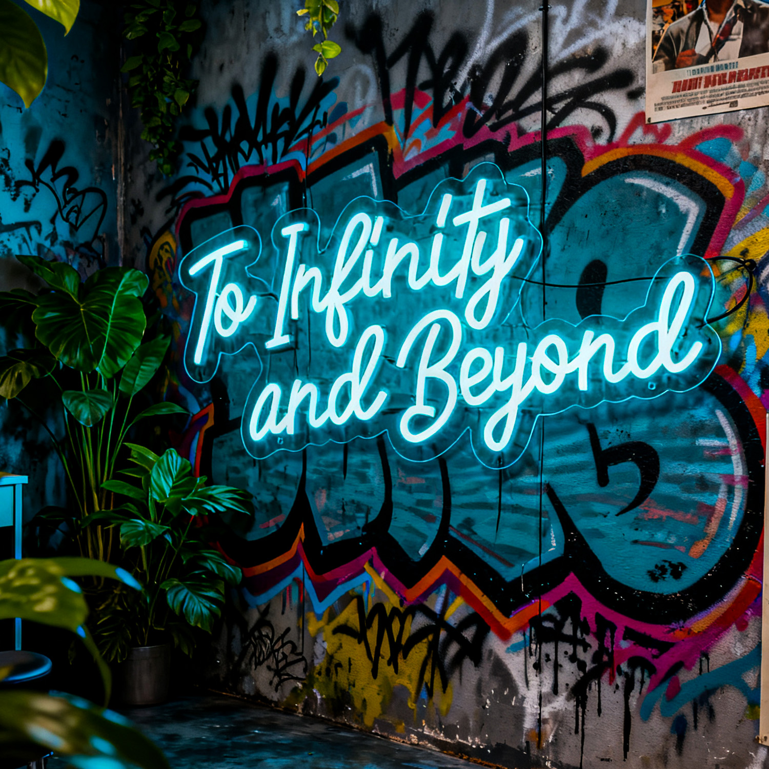 Neon Sign to Infinity And beyo - Lighting Decor And Beyond 评论和价格