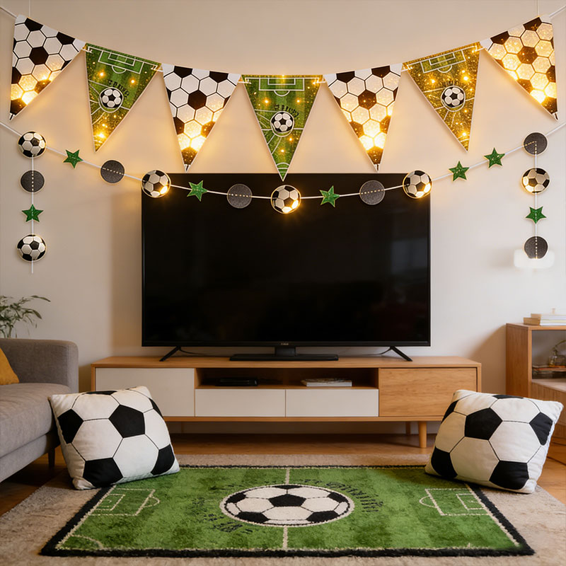 3Pack Soccer Party Decorations - Decor Lighting Fans 评论和价格