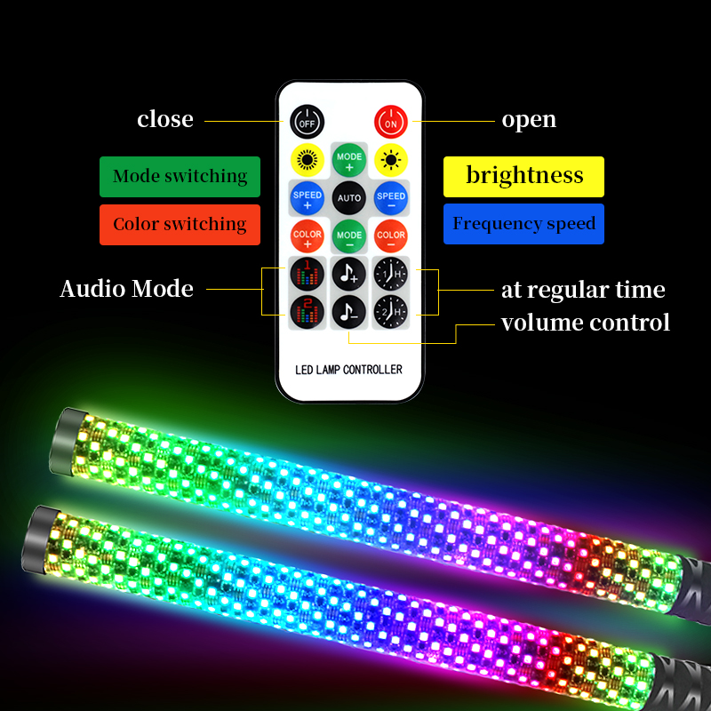 2FT RGB Flagpole Light LED Whi - Decor Kart Lighting 评论和价格