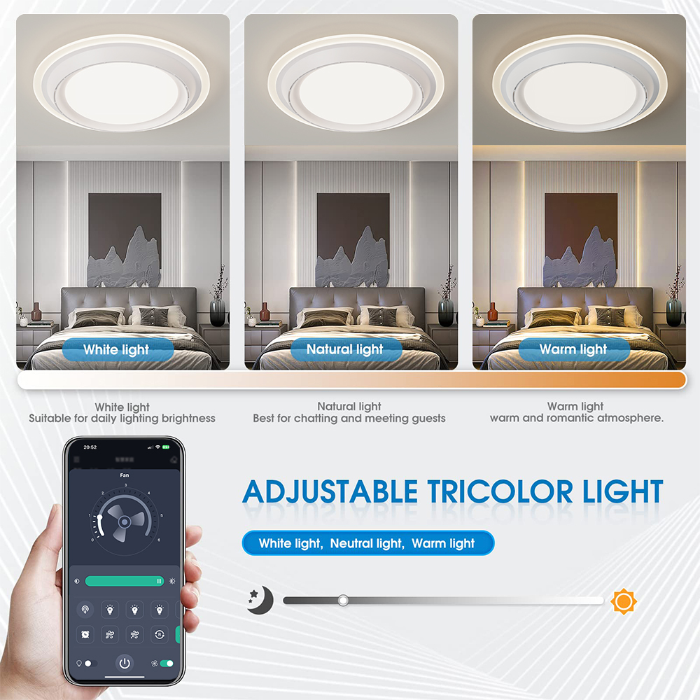 LED Ceiling Fan Lamp Home Ligh - Decor Lighting Fans 评论和价格