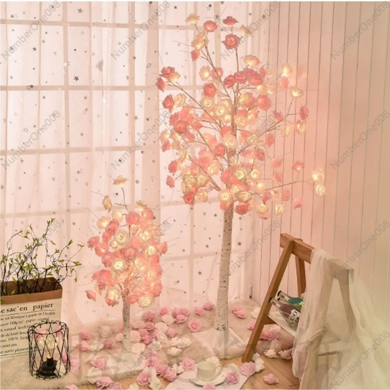 Christmas Rose LED Floor Lamp, - Decor Lighting Floor Lamps 评论和价格