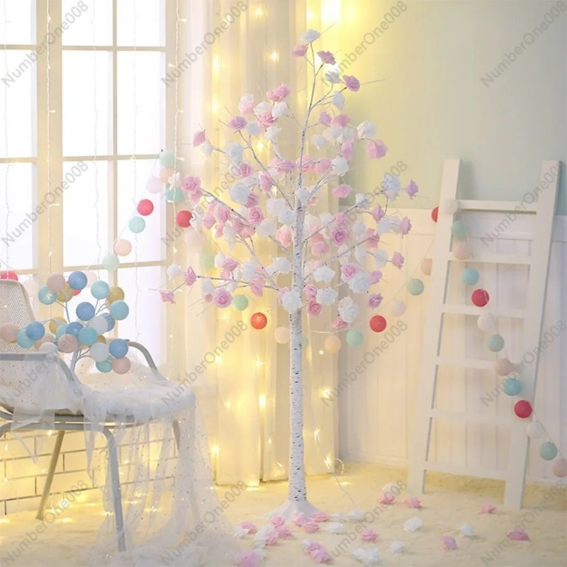 Christmas Rose LED Floor Lamp, - Decor Lighting Floor Lamps 评论和价格