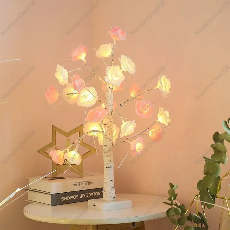 Christmas Rose LED Floor Lamp, - Decor Lighting Floor Lamps 评论和价格