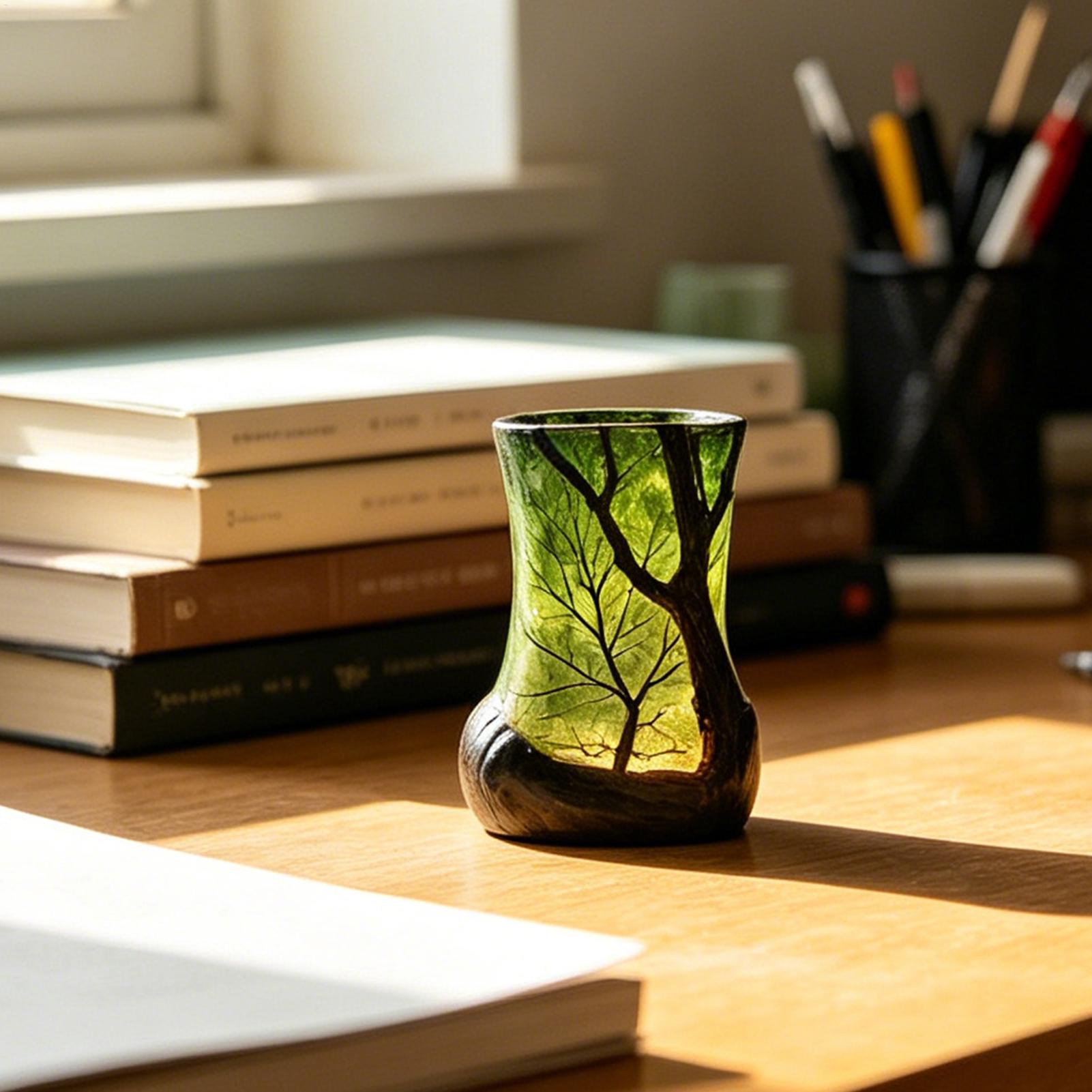 Bedside Table Lamp Forest Nigh - Room Lighting Bedroom Decor 评论和价格