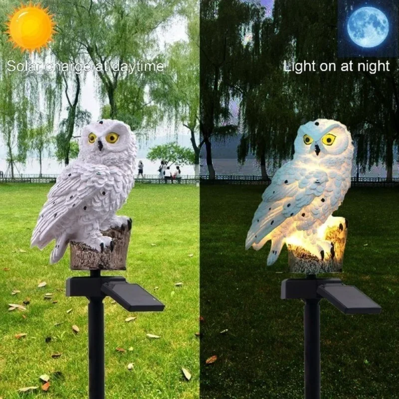 Owl Lights Outdoor Solar Power - Decor Lighting Floor Lamps 评论和价格