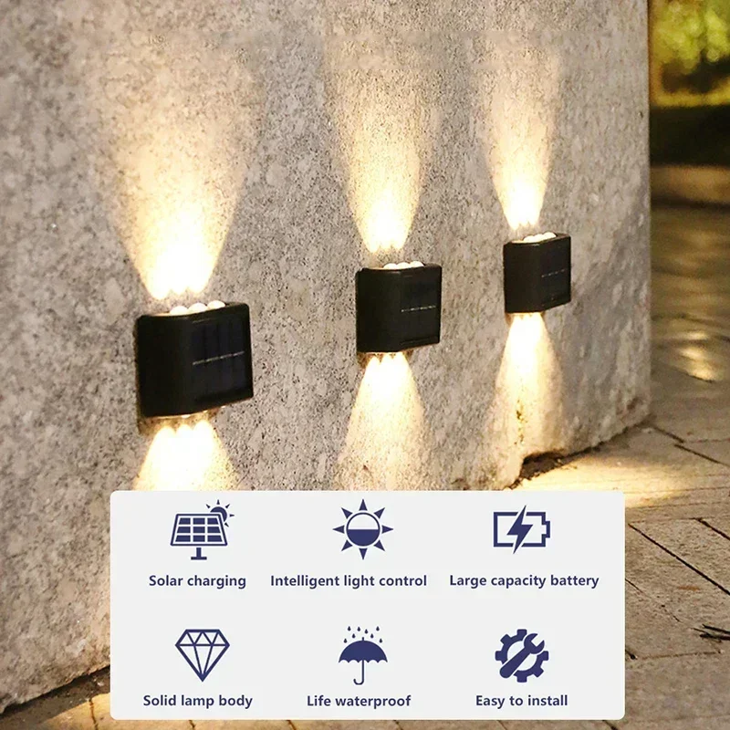 COB Solar Wall Lamp Outdoor Wa - Lighting Decoration Outdoor 评论和价格