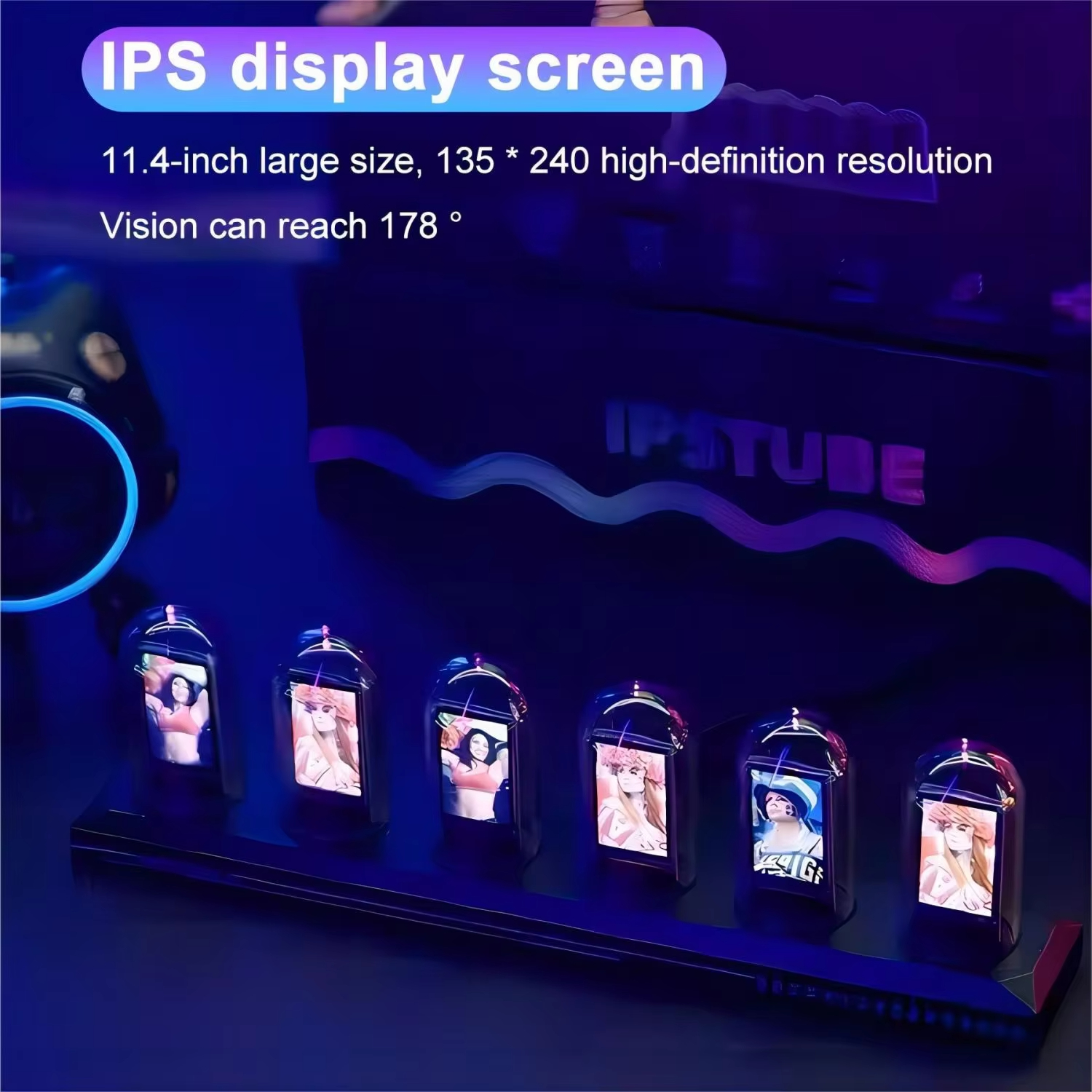 RGB Nixie Tube Clock LED Glows - Lighting Decoration Ideas For Home 评论和价格