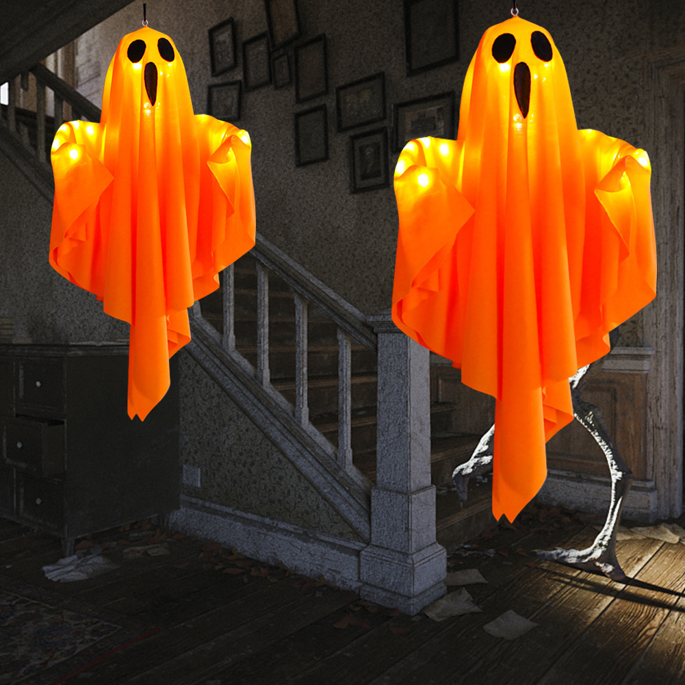 Halloween Glowing White Ghost  - Lighting Decor For House 评论和价格