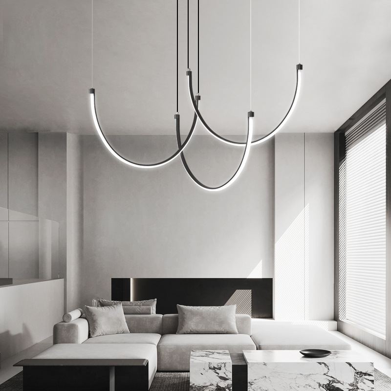 Nordic Minimalism Lines Led Ch - Decor Lighting Online 评论和价格