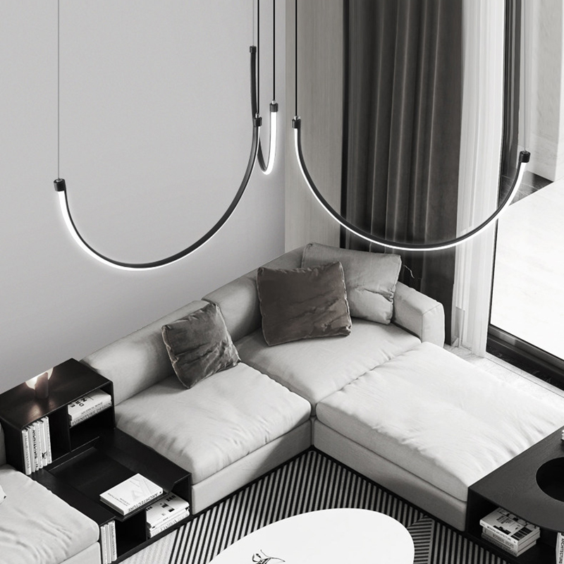 Nordic Minimalism Lines Led Ch - Decor Lighting Online 评论和价格