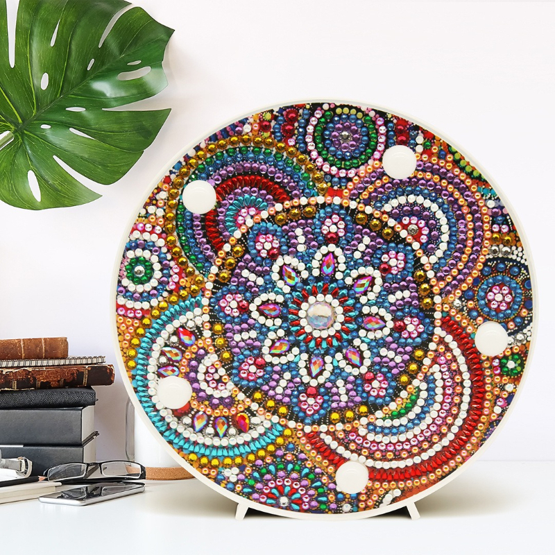 Mandala Round Circle DIY Diamo - Decor Lighting India 评论和价格