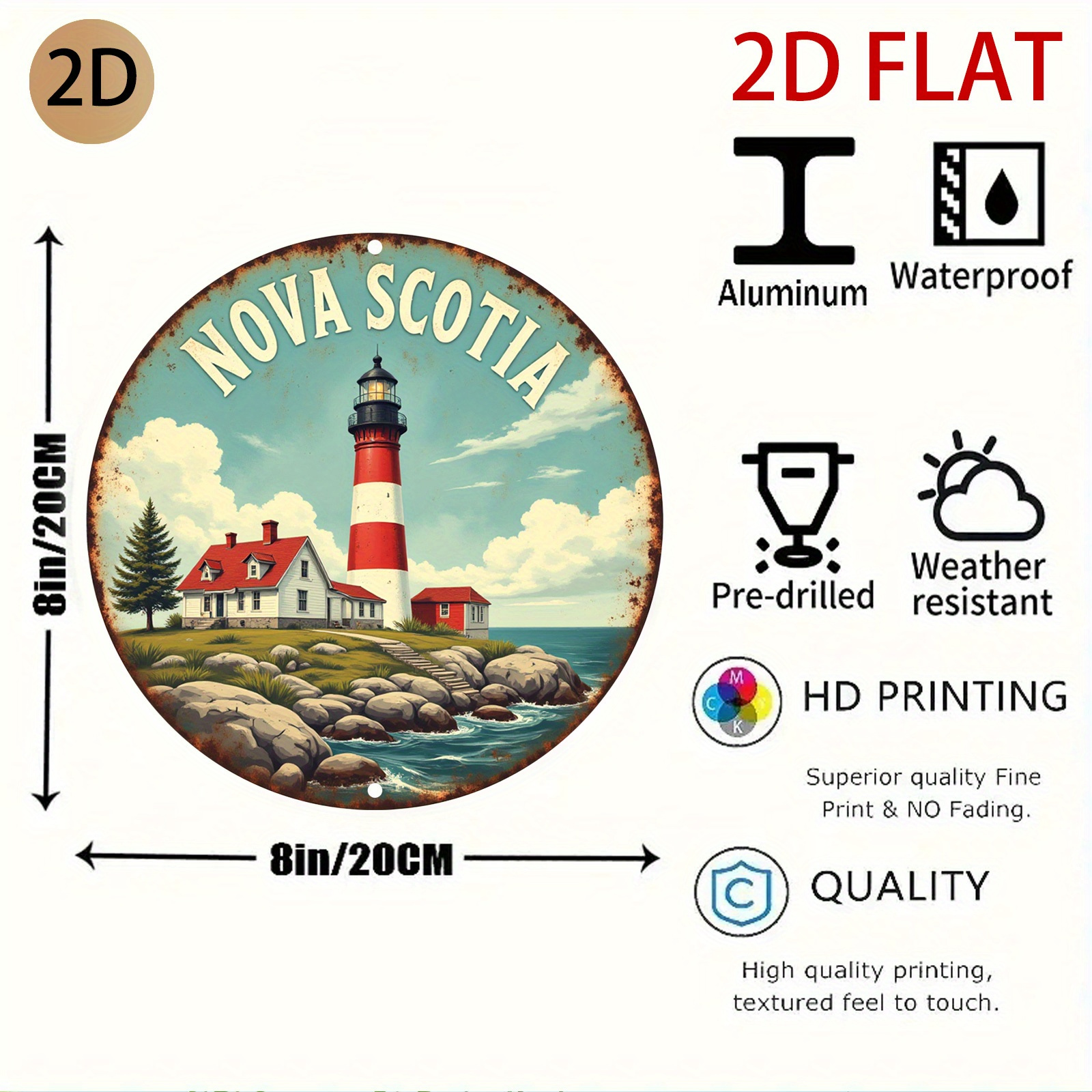 Nova Scotia Lighthouse Coastal - Nova Decor & Lighting Julestjerne 评论和价格