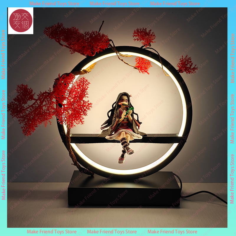 Nezuko Demon Slayer 3d Led Nig - Decor Lighting Fans 评论和价格