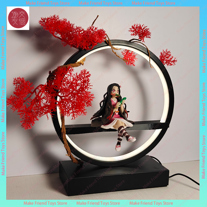 Nezuko Demon Slayer 3d Led Nig - Decor Lighting Fans 评论和价格