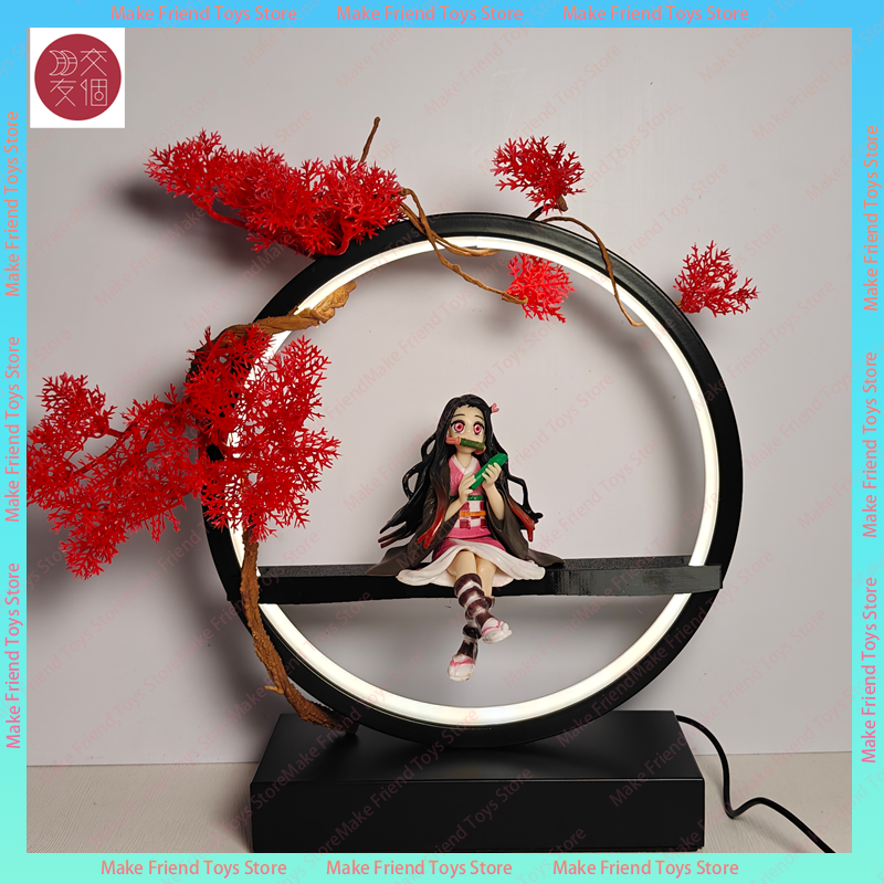 Nezuko Demon Slayer 3d Led Nig - Decor Lighting Fans 评论和价格