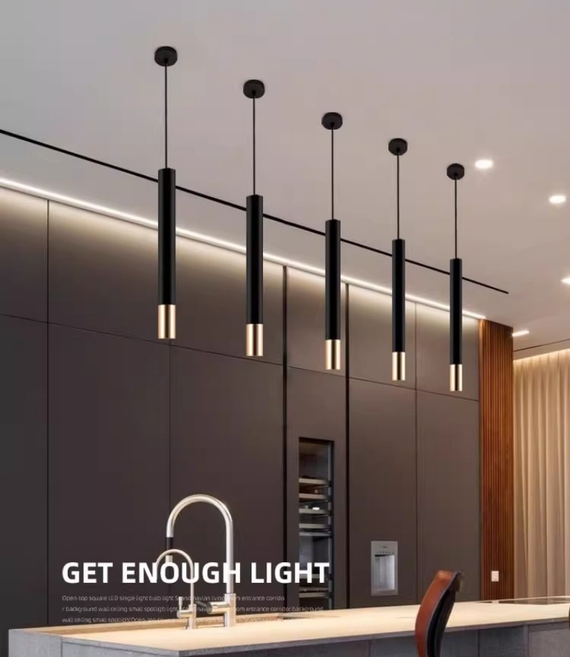 Modern LED Long tube pendant l - Lighting Decor Company 评论和价格