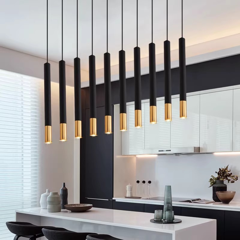 Modern LED Long tube pendant l - Lighting Decor Company 评论和价格