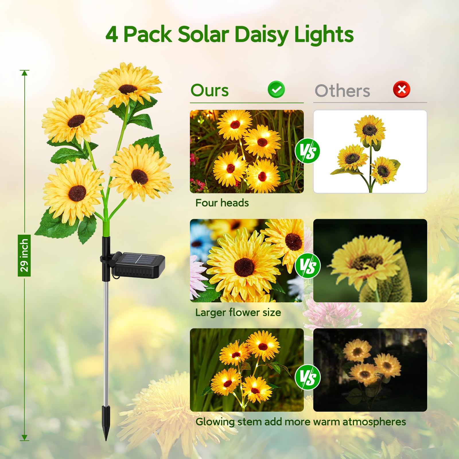 Solar Outdoor Garden Lights, 1 - String Light Outdoor 评论和价格