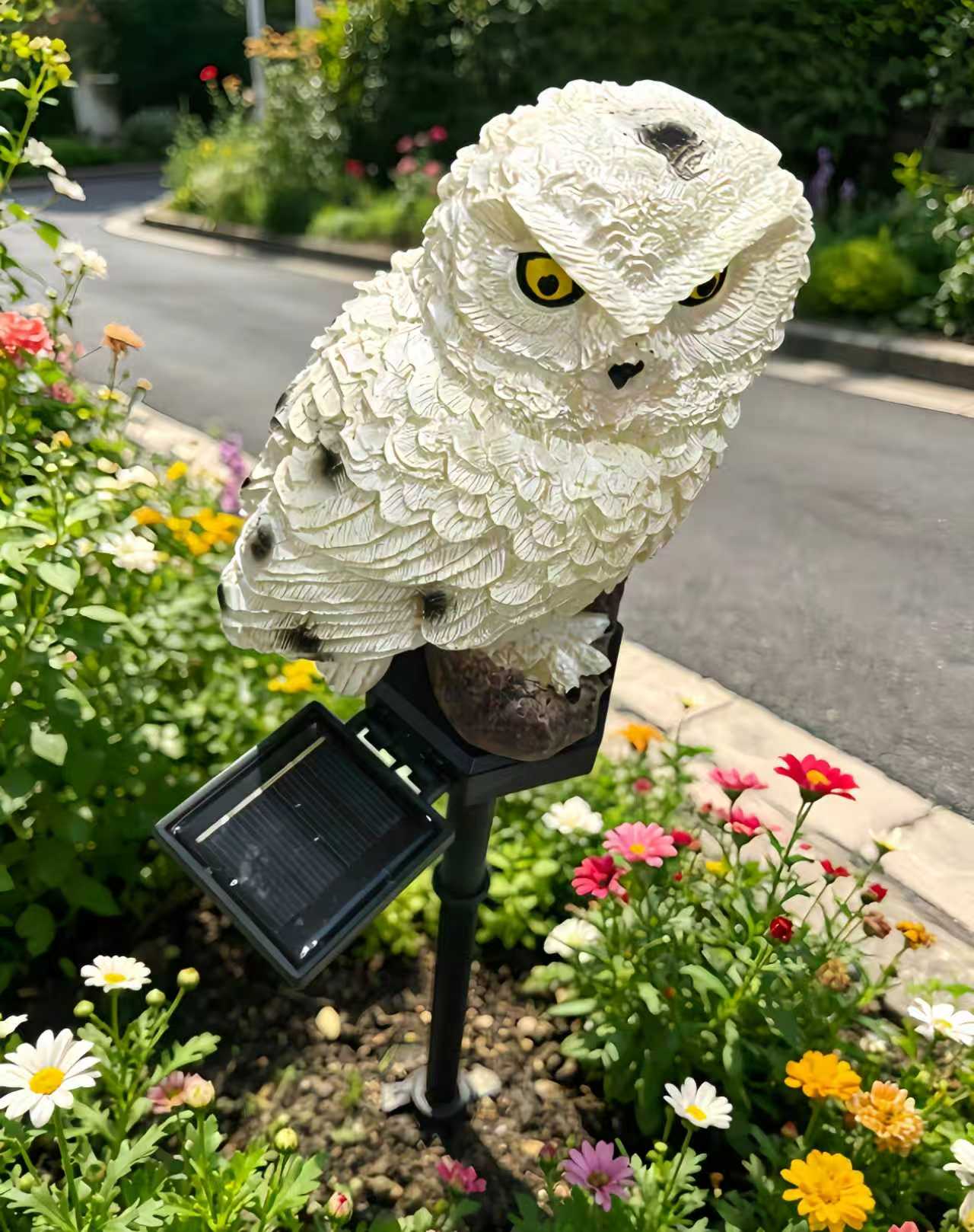 Solar Owl Garden Stake Light O - String Light Outdoor 评论和价格