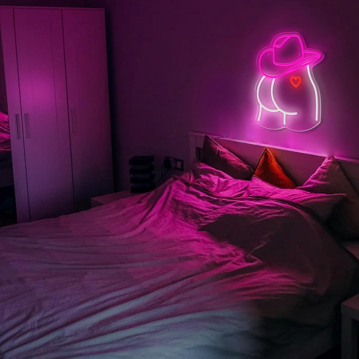 Cowgirl Neon Sign Dimmable LED - Lighting Decoration For Wedding 评论和价格