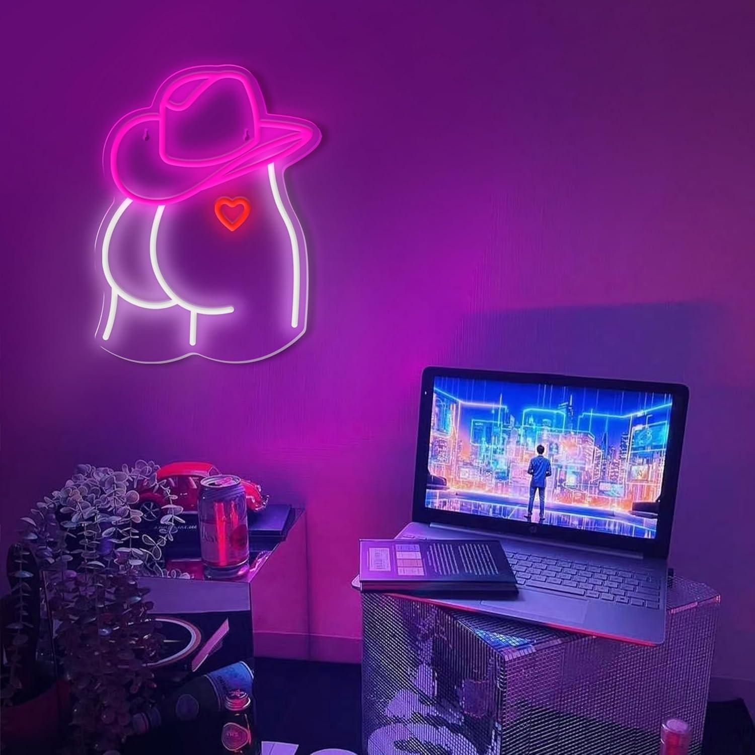 Cowgirl Neon Sign Dimmable LED - Lighting Decoration For Wedding 评论和价格