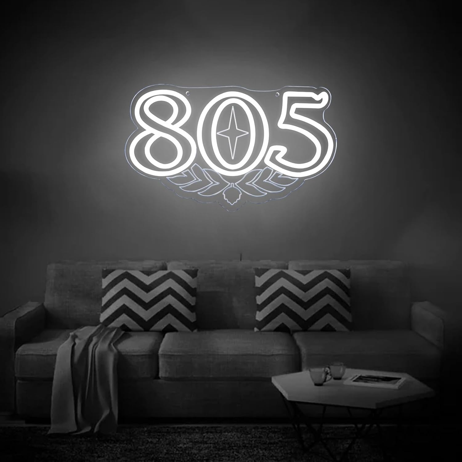 805 Neon Sign Beer Bar Art Wal - Room Lighting Bedroom Decor 评论和价格