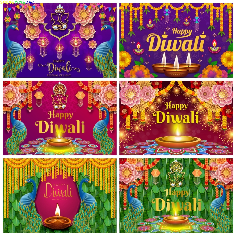 Happy Diwali Backdrop India Fe - Decor Lighting India 评论和价格