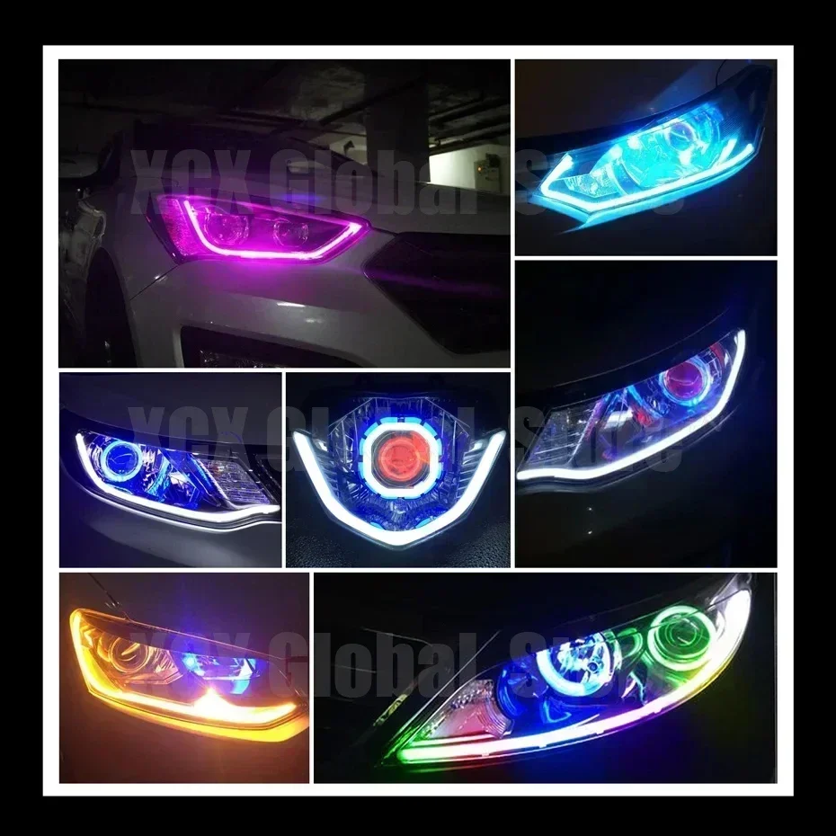 12V DRL Car LED Daytime Runnin - Lampu Lighting Decor 评论和价格