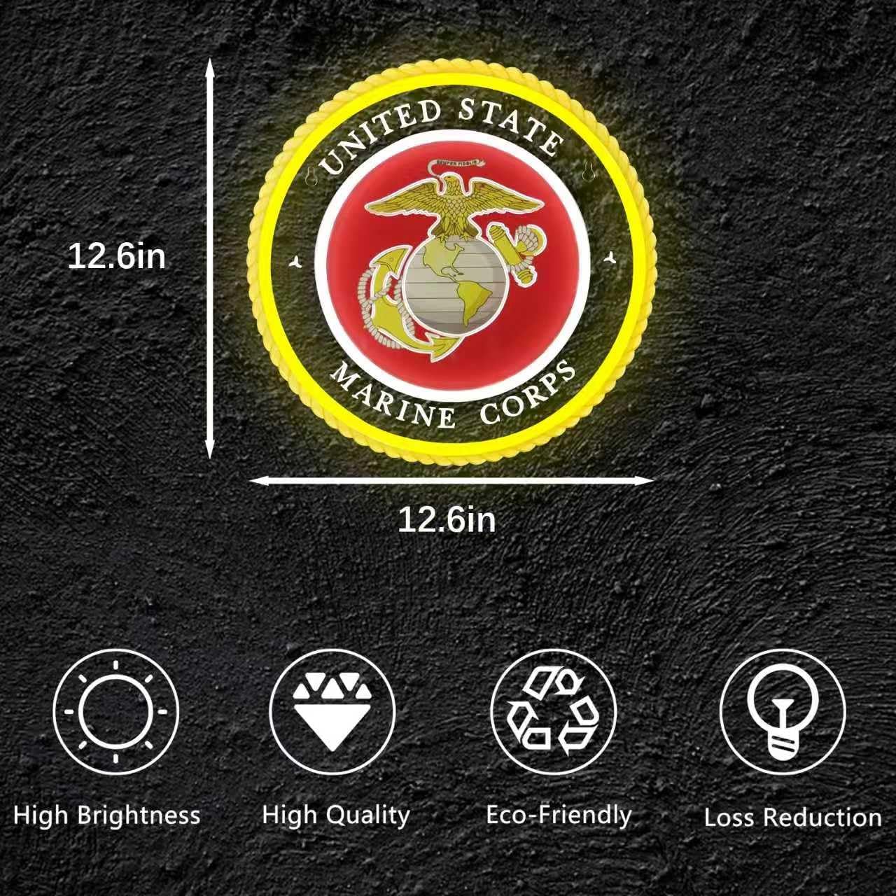 Military-themed Neon Light Vet - Room Lighting Bedroom Decor 评论和价格