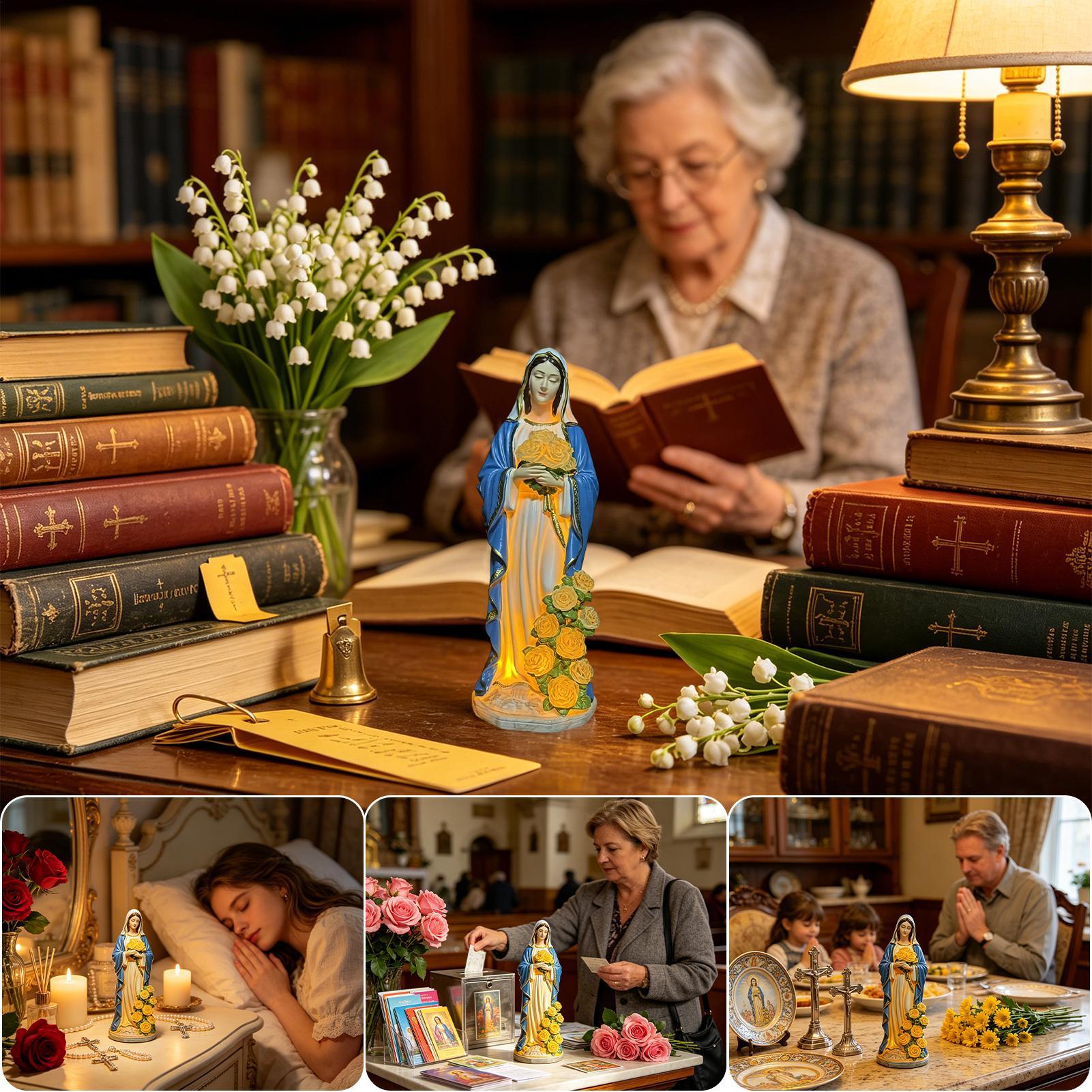 Virgin Mary Garden Light Garde - Garden Lighting Decor 评论和价格