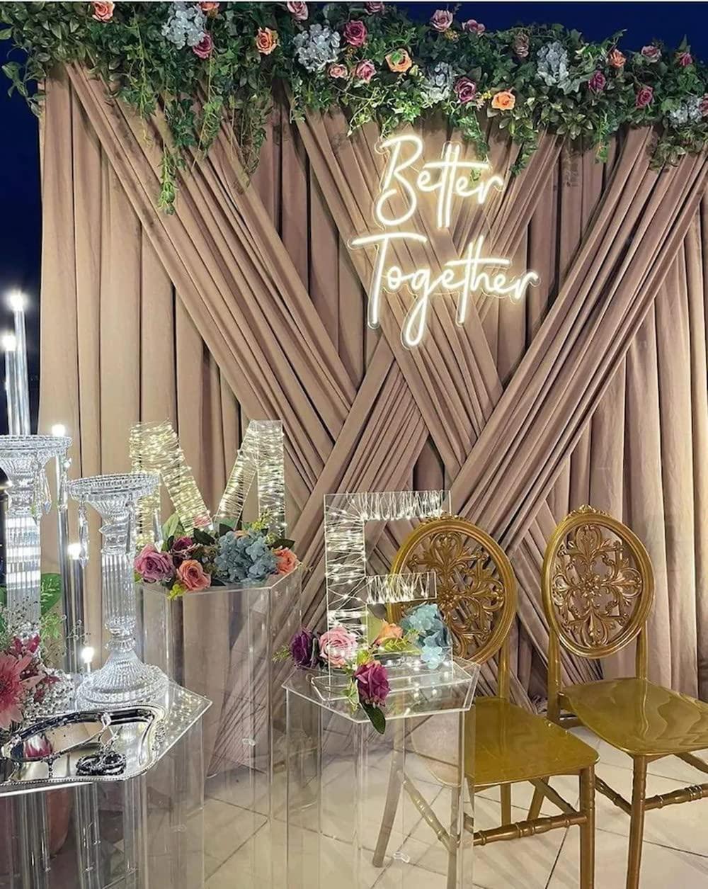 Better Together Neon Sign USB  - Lighting Decoration For Wedding 评论和价格