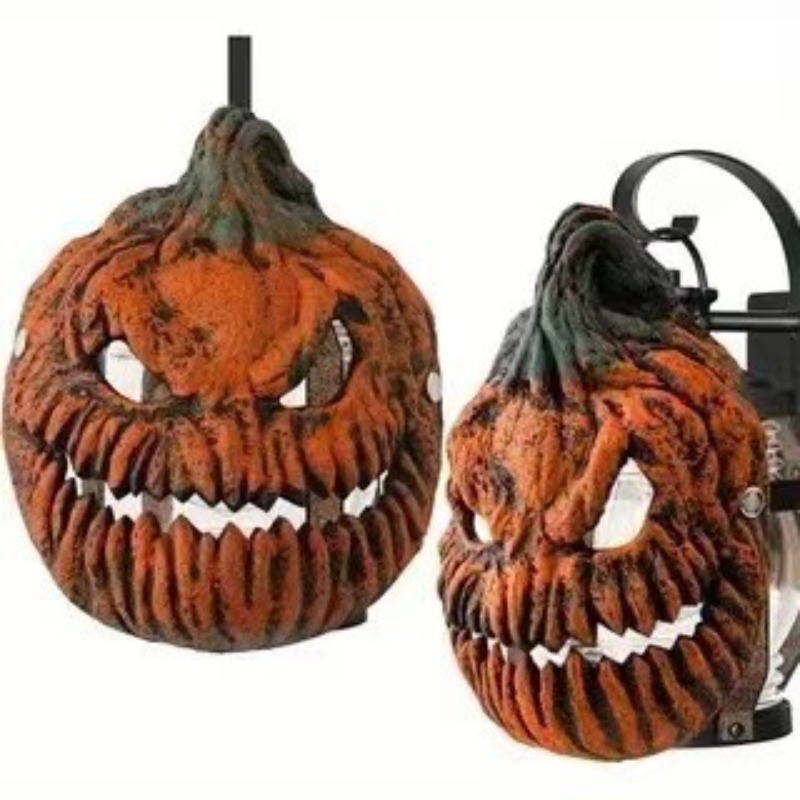 Pumpkin Porch Light Cover Hall - Lighting Decor For House 评论和价格