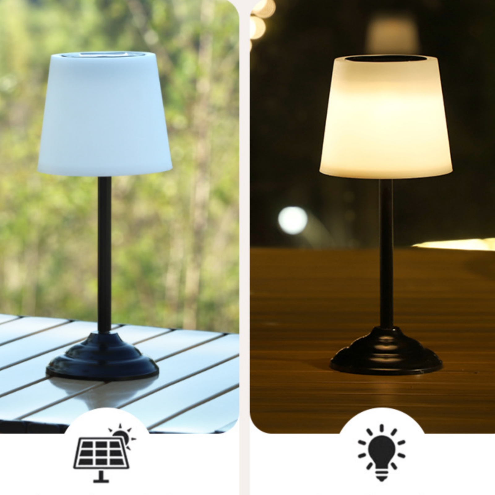 Solar Table Lamp LED Solar Pow - Lighting Decoration Outdoor 评论和价格