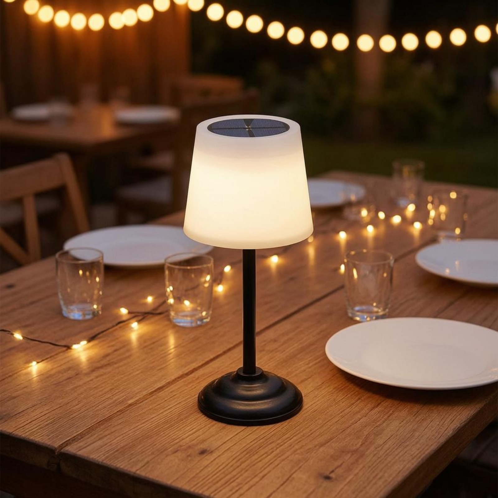 Solar Table Lamp LED Solar Pow - Lighting Decoration Outdoor 评论和价格
