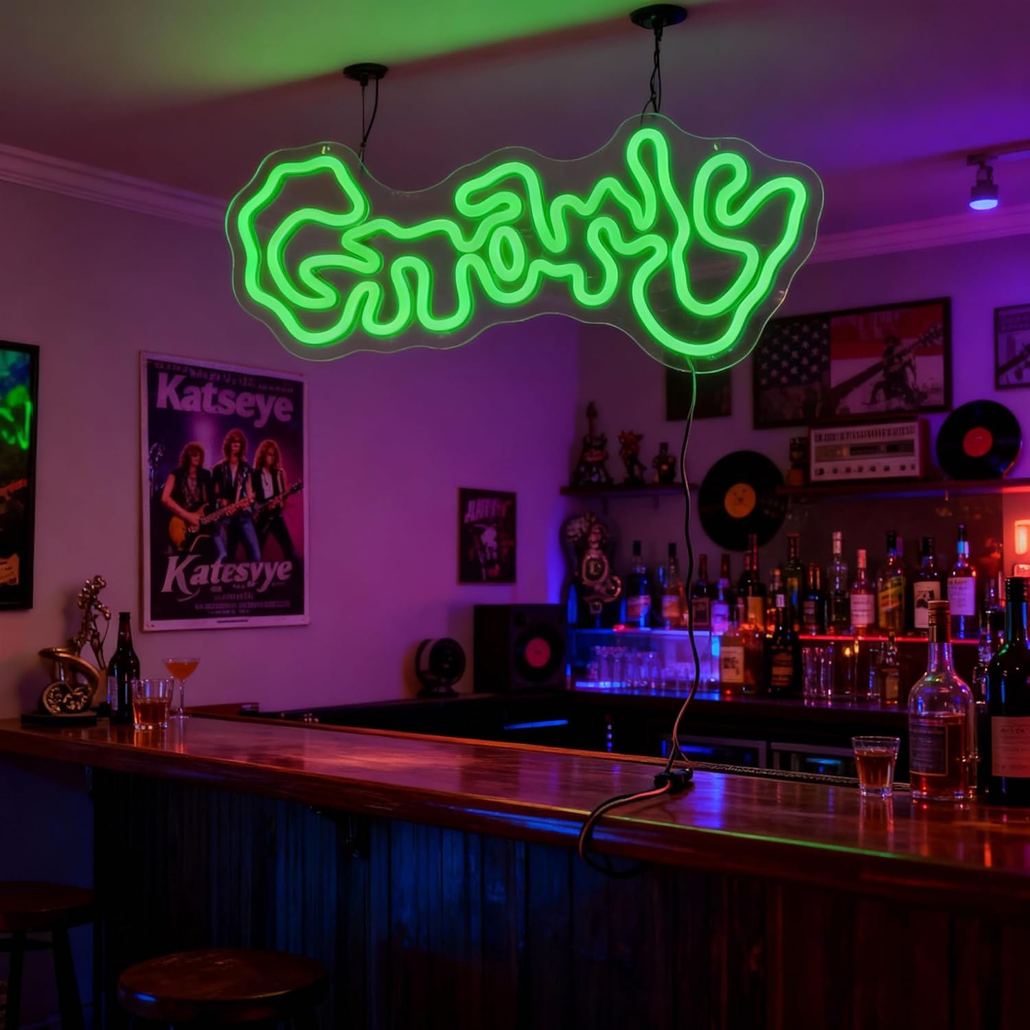 Gnarly Neon Sign Art Wall Ligh - Room Lighting Bedroom Decor 评论和价格