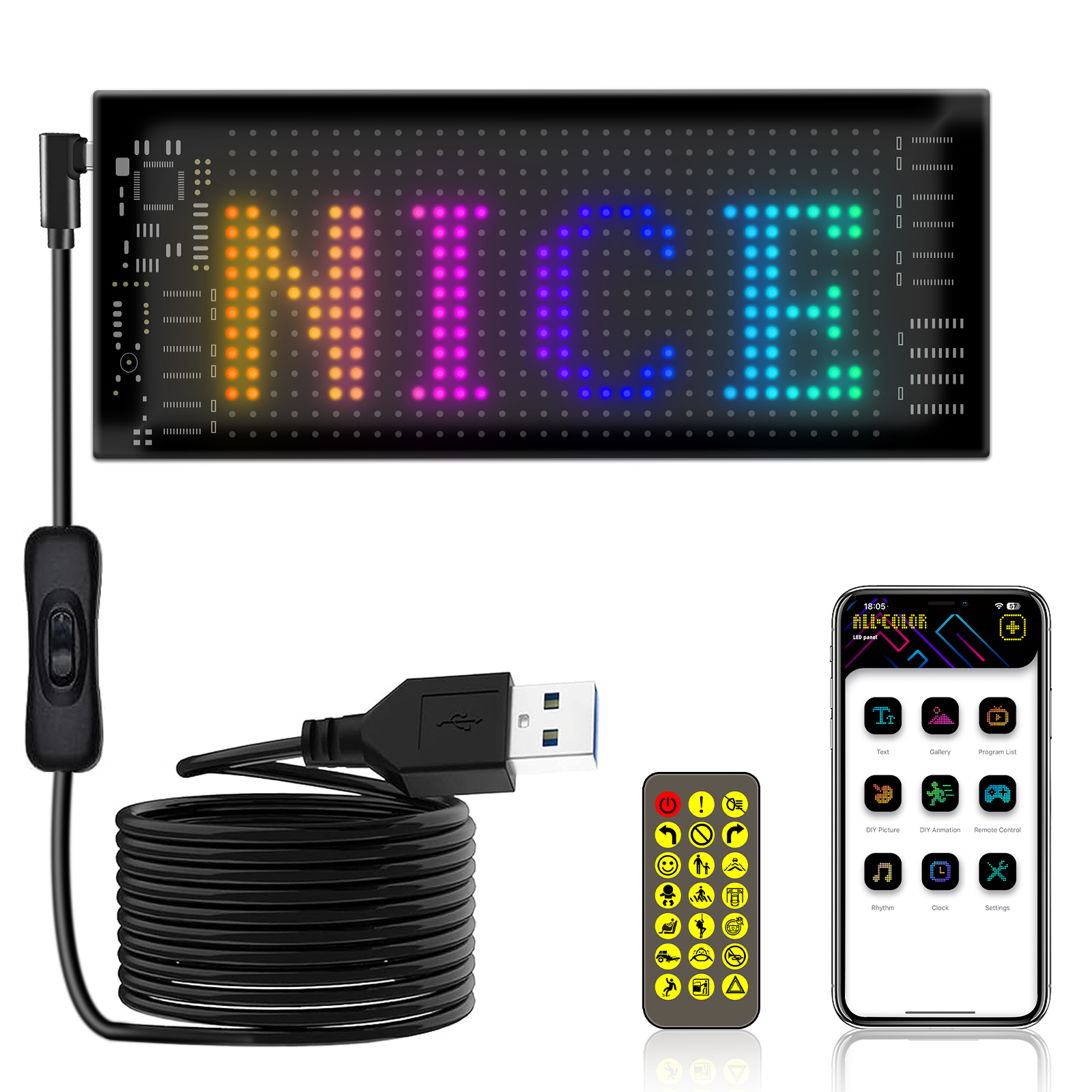 Programmable Flexible LED Sign - Lighting Decoration For Wedding 评论和价格