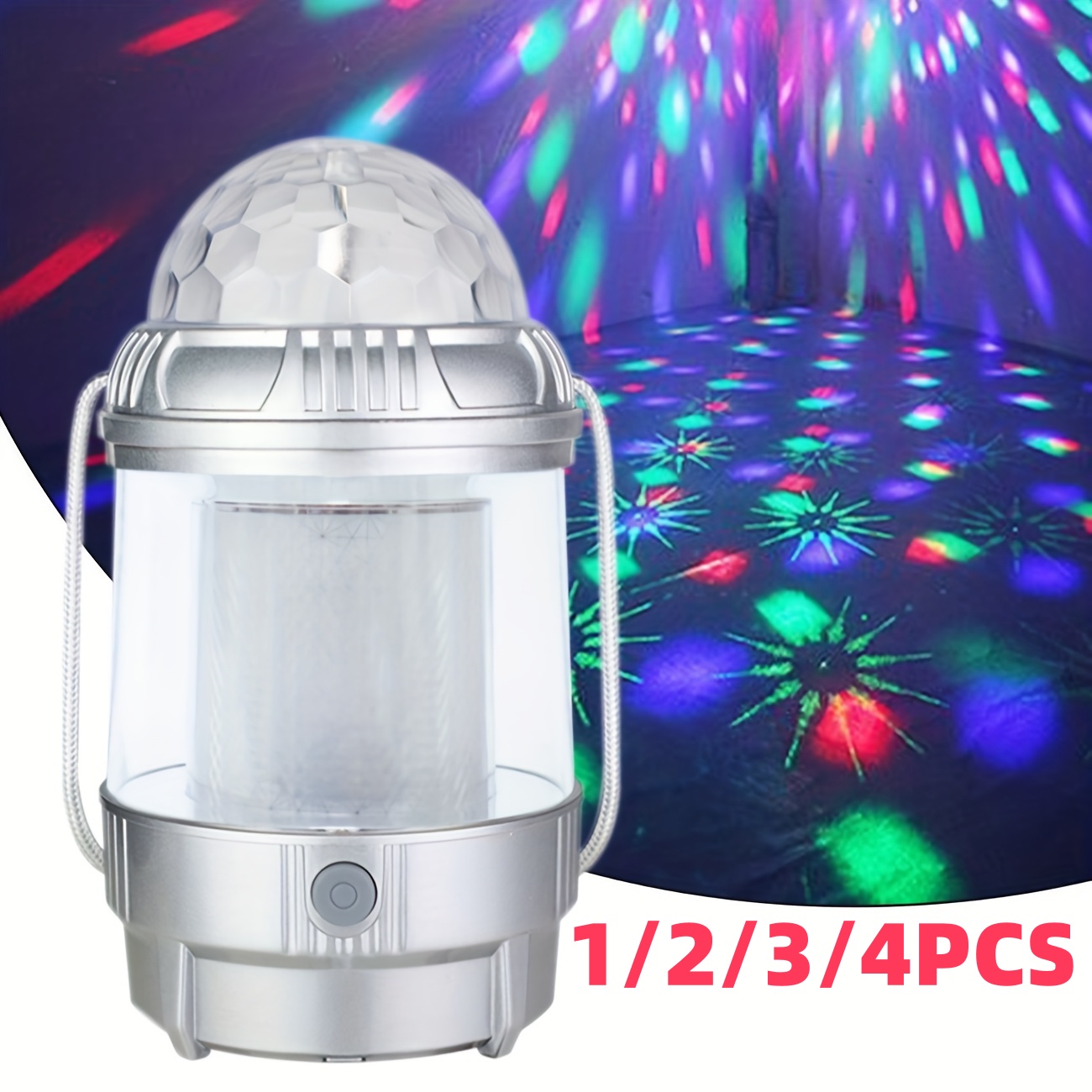 1-4PCS LEDCamping Lantern Rech - Lighting Decoration Outdoor 评论和价格