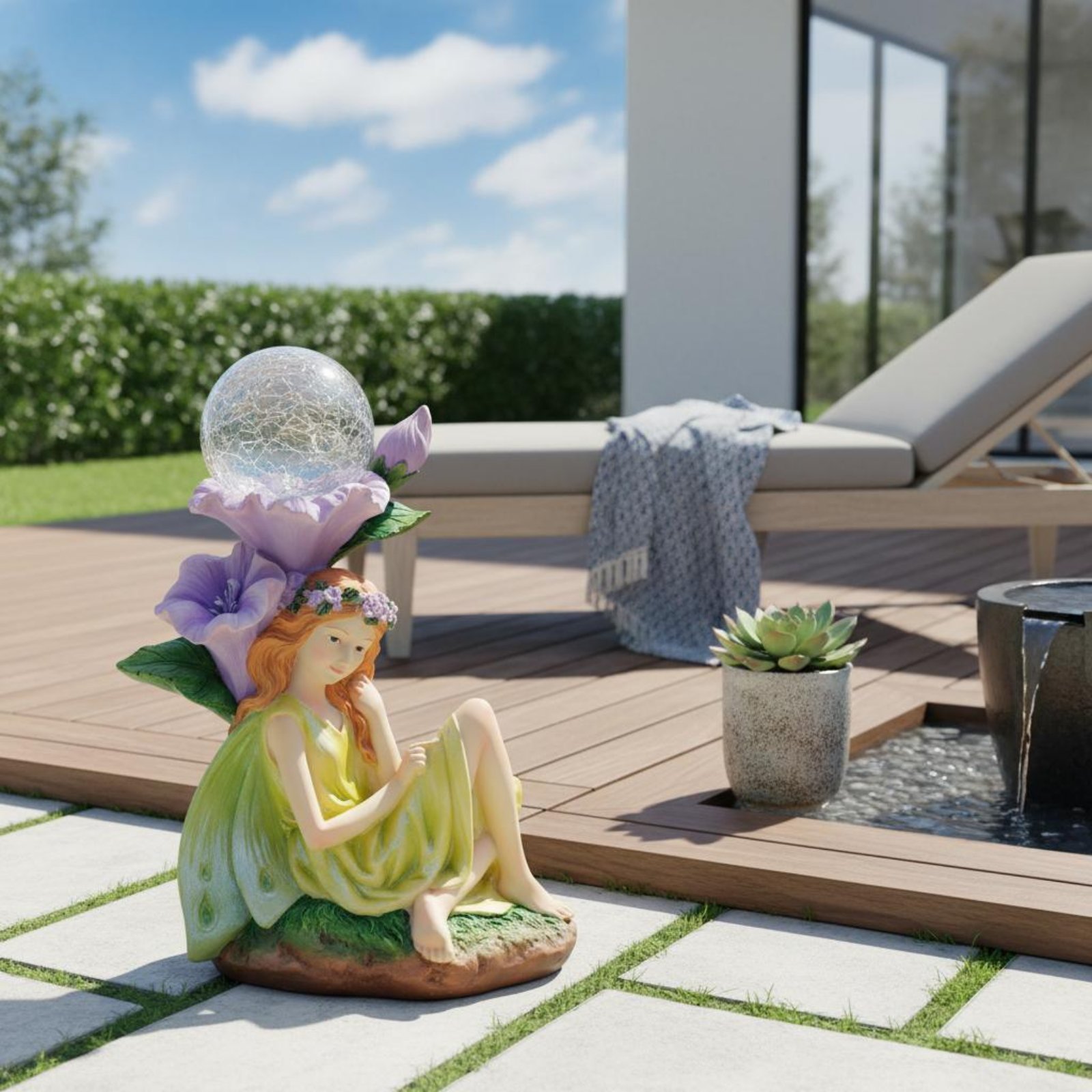 Solar Fairy Light Automatic on - Garden Lighting Decor 评论和价格