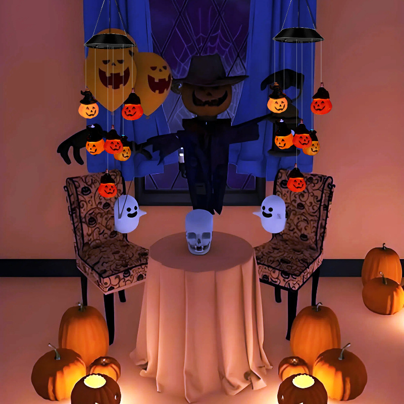 Halloween Solar Skull Ghost St - Lighting Decor For House 评论和价格