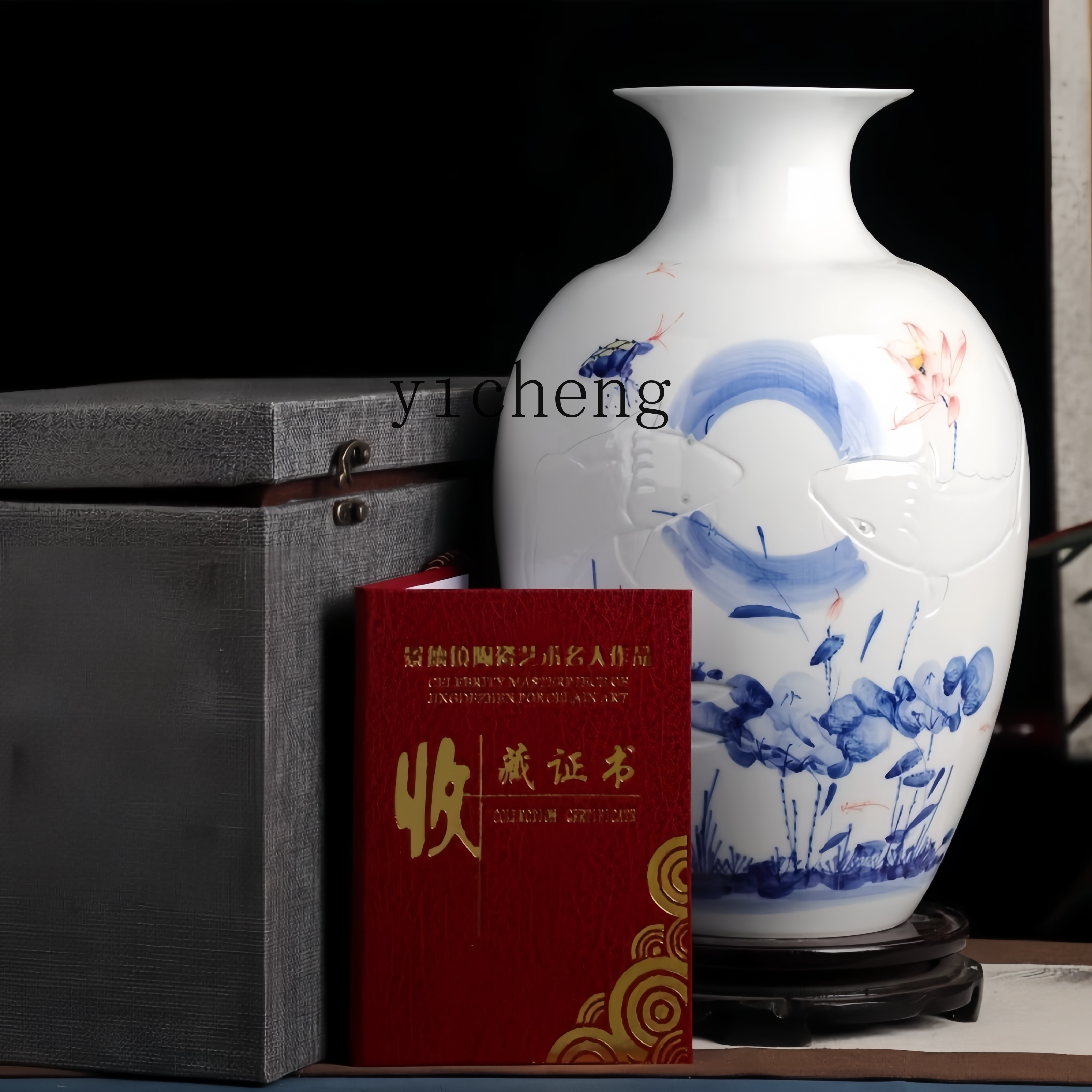 LSL Ceramic Vase Hand-painted  - Lighting Decor Company 评论和价格