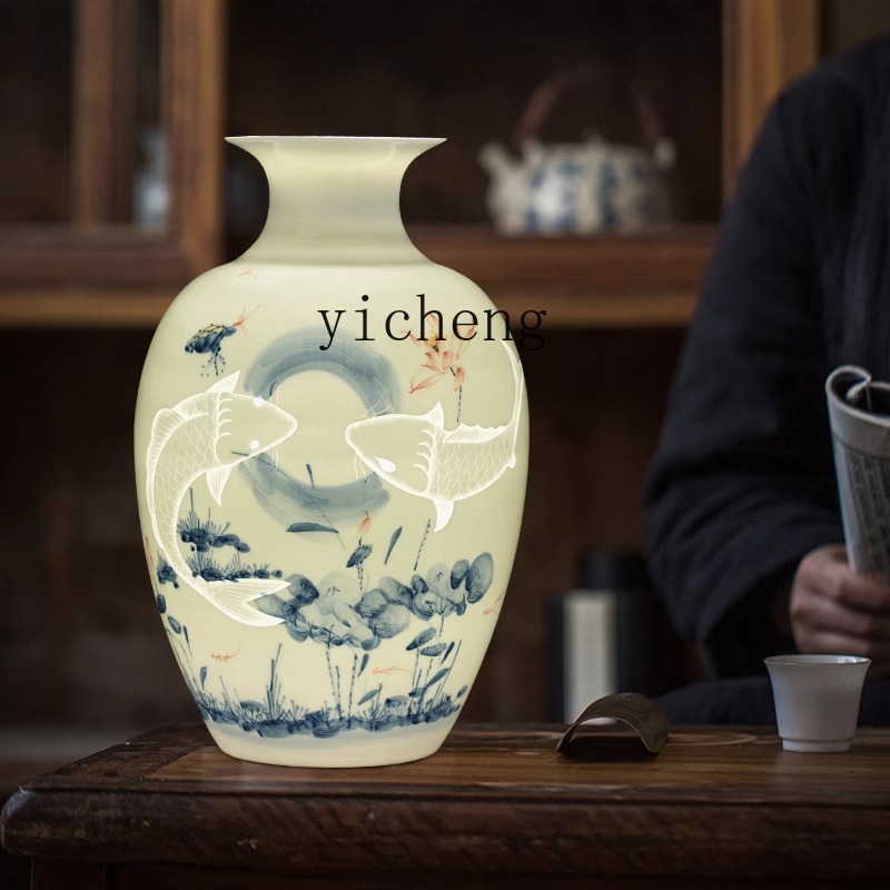 LSL Ceramic Vase Hand-painted  - Lighting Decor Company 评论和价格