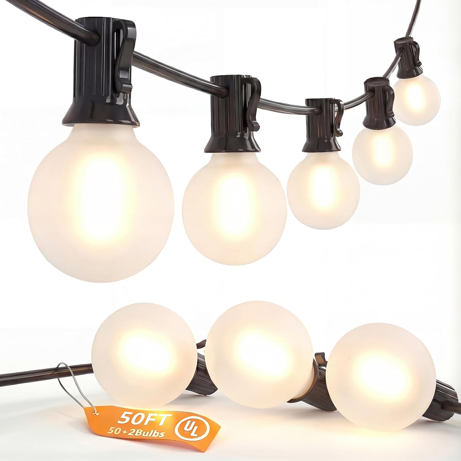 50FT Outdoor String Lights wit - String Light Outdoor 评论和价格