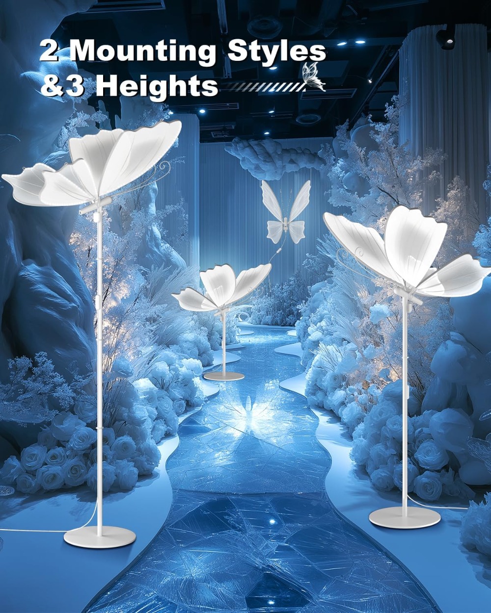 6000K LED Butterfly Floor Lamp - Decor Lighting Floor Lamps 评论和价格